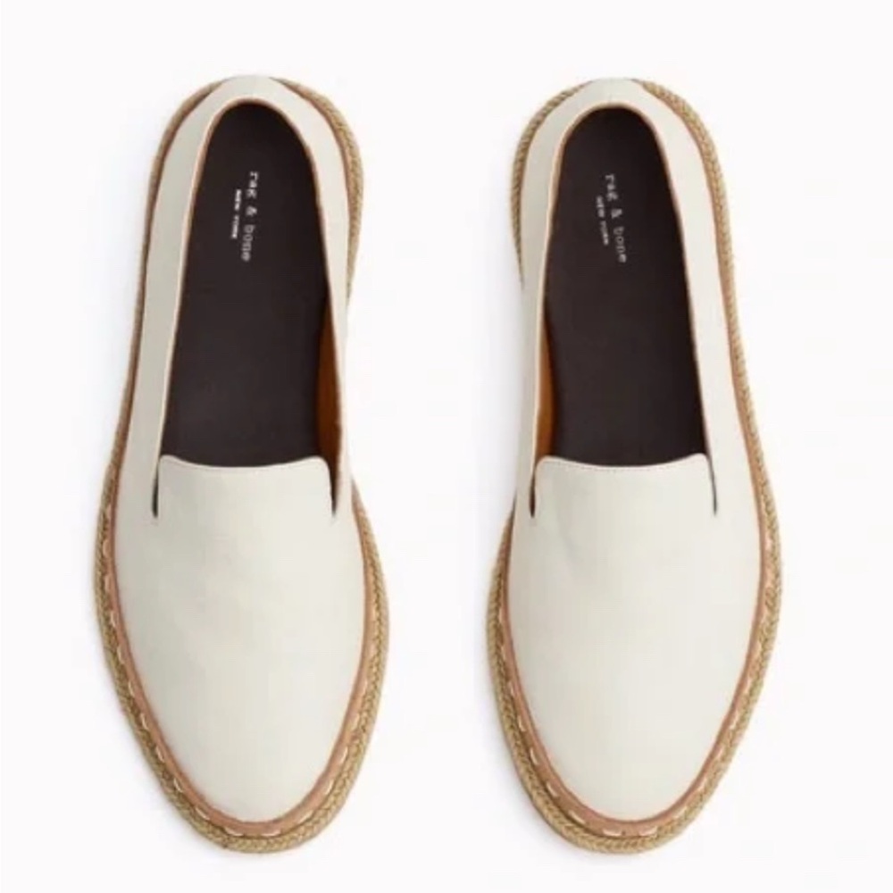 Rag & Bone Cairo Loafer: White size 8.5/39